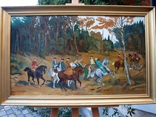 Scène chasse courre - scène,