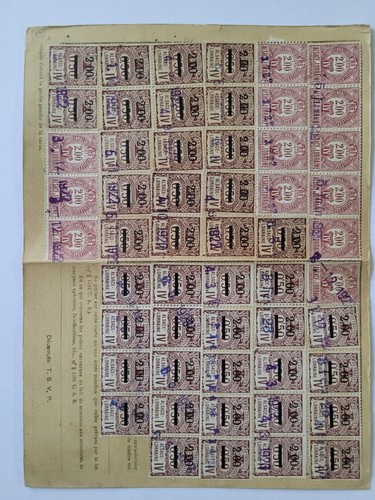 Timbres socio postaux - (10),