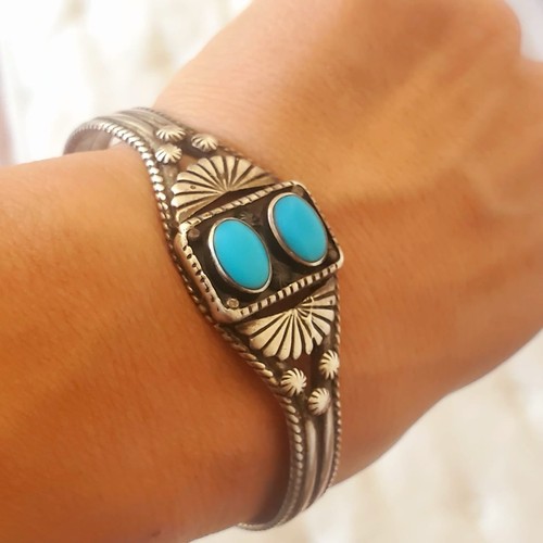 Vintage bracelet argent massif - vintage,