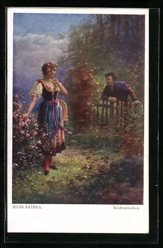 Carte postale artiste - d'artiste, hans
