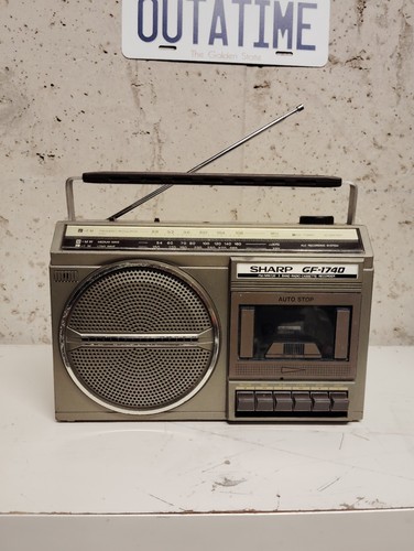 Boombox ghetto blaster sharp - boombox,