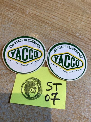 Autocollant sticker huile