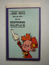 BLOC NOTES  SPIROU     EDITION  DUPUIS  /  9  X 15,5 cm / ANNEES  60   COMPLET