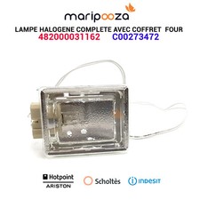 Lampe  complète avec coffret Four Scholtes Hotpoint Ariston Indesit - C00273472