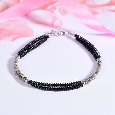 Noir Naturel Spinelle & Argent