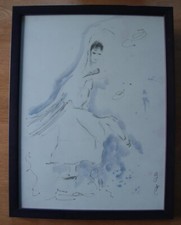 Tableau gravure aquarelle