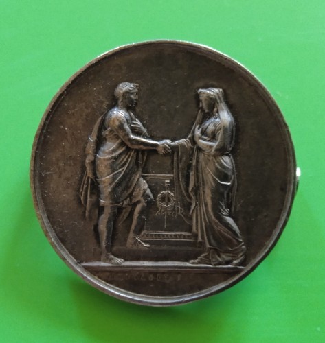 Ancienne médaille mariage - ancienne, de