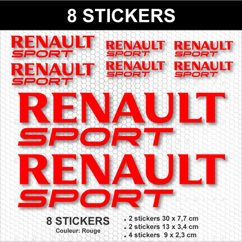 Stickers renault sport - stickers, rs