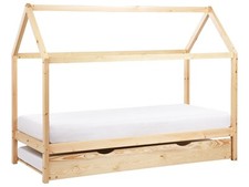 Lit Gigogne Simple en Bois de