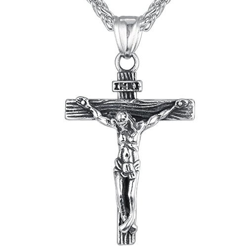 Collier argent jésus christ - argent, jésus-christ