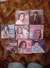 Lot de 8 singles 45T Frédéric François – Années 70/80 – Vogue – Pochettes...