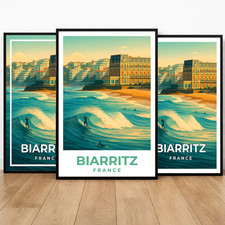 Affiche Biarritz France