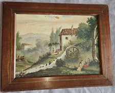 Tableau Huile sur carton