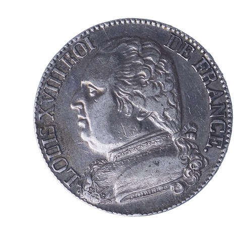 Louis xviii francs 1814 - 5,