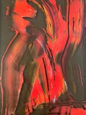 Belle Peinture Huile Verre