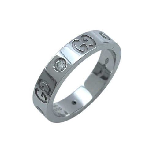 Bague gucci icon blanc 18 - gucci,
