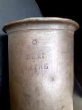 Ancien Pichet Mesure Chope demi-litre étain FRAISSINET Ainé XIXème Art Populaire