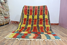 Tapis en laine marocain fait