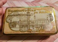 Boite métal Publicitaire BERGAMOTTES DE NANCY Marque LEFÈVRE-DENISE