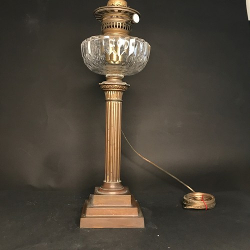 Lampe pétrole 19e style - pétrole,