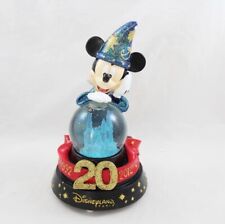 Snow globe musical lumineux Mickey DISNEYLAND PARIS 20 ans celebration Fantasia