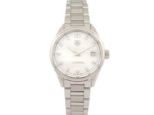 NEUF MONTRE TAG HEUER CARRERA LADY WAR1314-0 32MM DIAMANTS QUARTZ WATCH 2850€