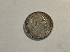 Monnaie Italie 1 Lire Argent 1887 SUP + (119-25)