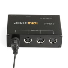 MIDI THRU-6 Box MIDI Interface