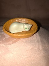 playmobil  accessoire 1 chat et panière   tbe