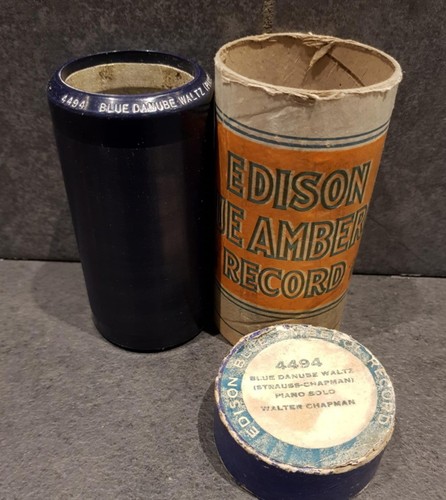 Edison blue amberol - blue,
