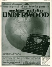 Publicité ancienne machine à