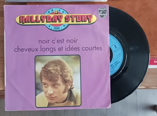 Hallyday story noir c est - hallyday, "noir
