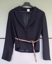 Veste Blazer Femme. Travail Soirée (cintrée, courte) _ CAMAÏEU, taille 38 / S   