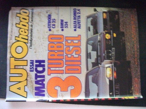 Revue auto hebdo n 385 - hebdo, cx