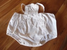 Vintage Bloomer enfant coton blanc et dentelle