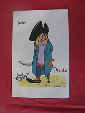 ++"0716"  CPA CARTE POSTALE 1954 CHOCOLAT TOBLER WALT DISNEY  PIRATE PETER PAN