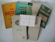Lot de livres sur le bridge et