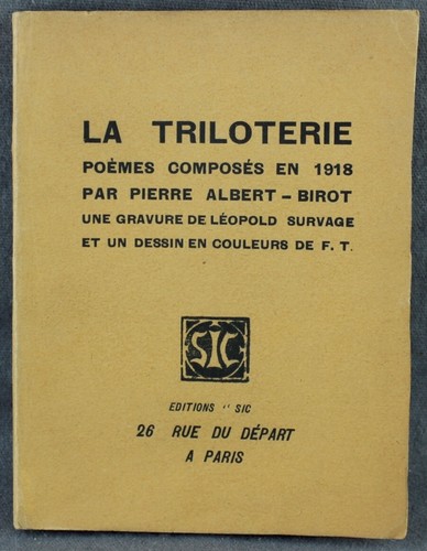 Pierre albert birot la - birot, "la
