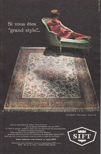 Publicité ancienne tapis SIFT