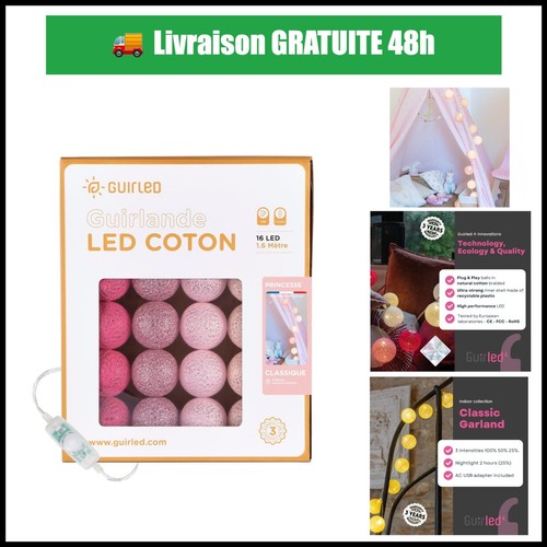 Guirlande lumineuse led - lumineuse, boules