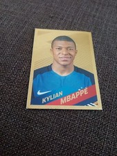 PANINI CARREFOUR FFF WORLD CUP 2018 RARE STICKER  KYLIAN MBAPPE #54 GOLD rookie