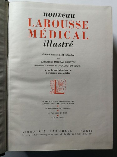 Nouveau larousse médical - nouveau,