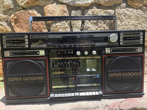 Vintage boombox lasonic - vintage,