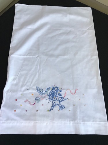 Vintage orphaned white cotton - vintage,