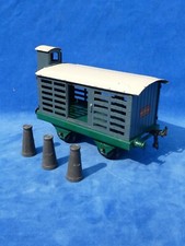 MIGNON Cute RARE ++ TOP ! TRAIN HORNBY 1920 O - WAGON LAIT N° 1 AVEC VIGIE