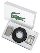 LACOSTE cuir 4 en 1 ceinture