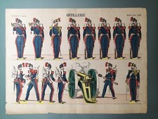 IMAGERIE D'ÉPINAL / PELLERIN - LITHOGRAPHIE N°442 ARTILLERIE