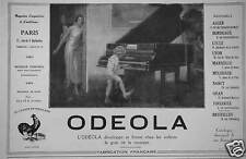 PUBLICITÉ 1924 ODEOLA