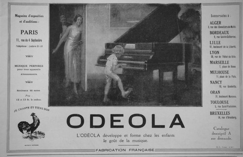 Publicité 1924 odeola - publicitÉ,