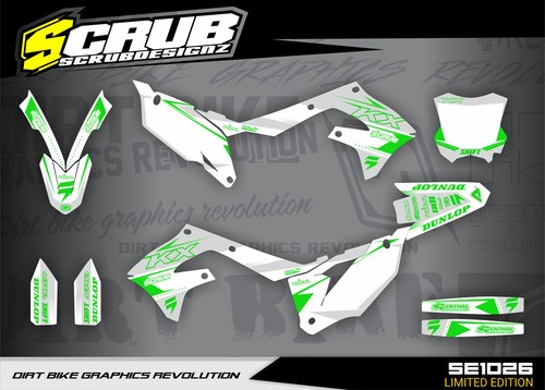 Kit stickers graphics kawasaki - stickers,